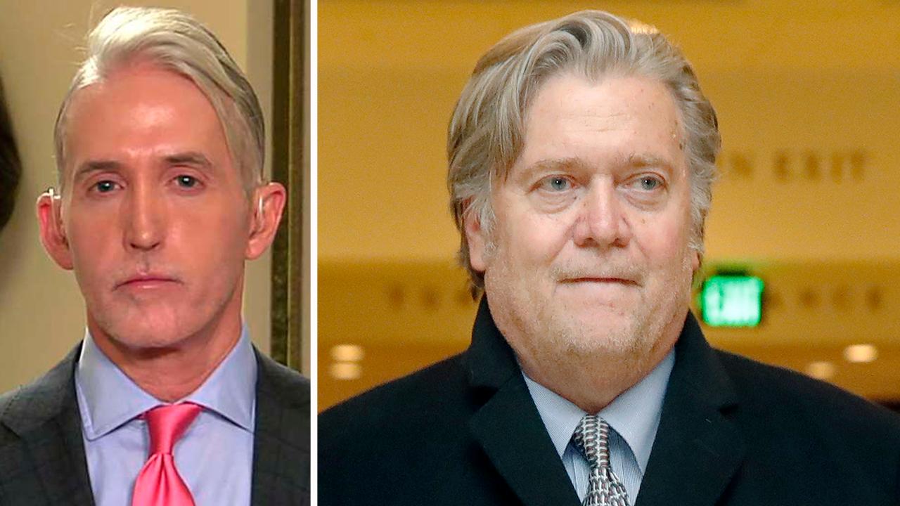 Gowdy expresses frustration with Bannon's lack of answers