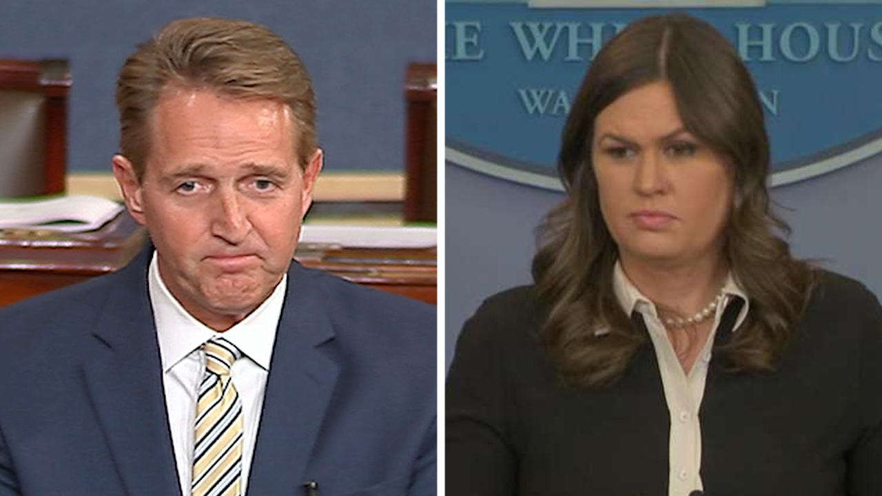 White House: Sen. Jeff Flake is looking for attention