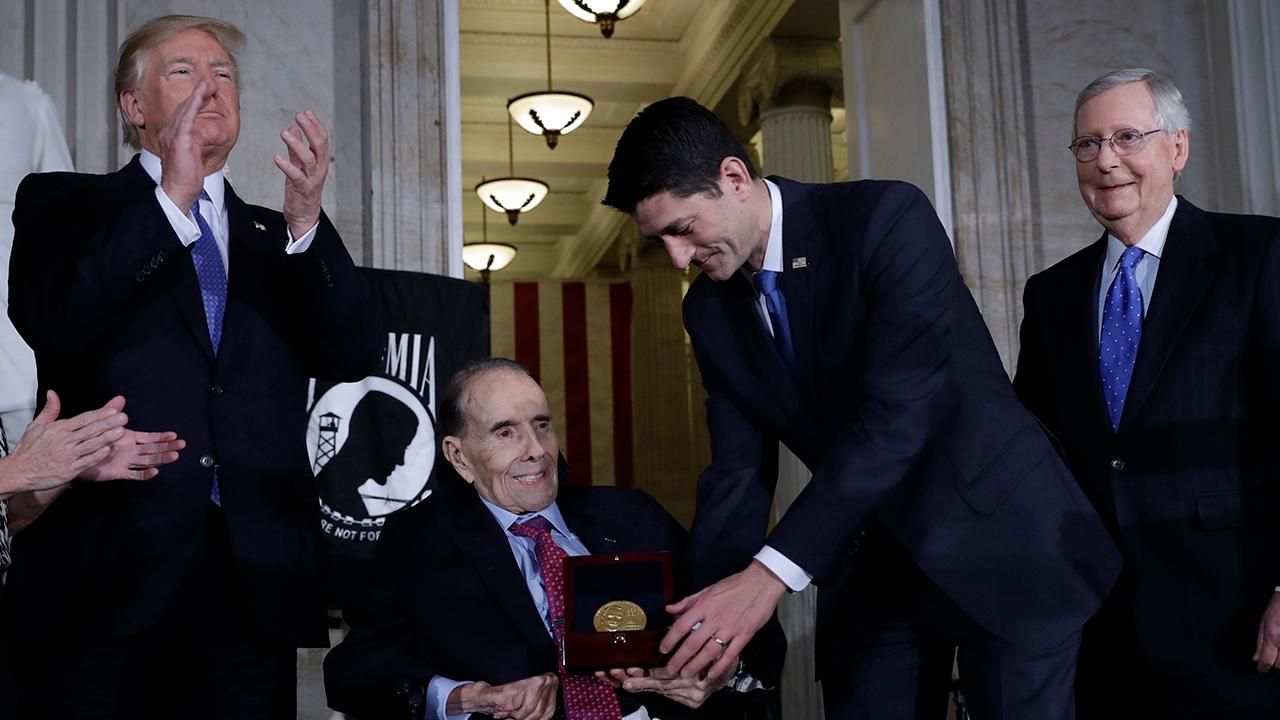Bob Dole presented with Congressional Gold Medal