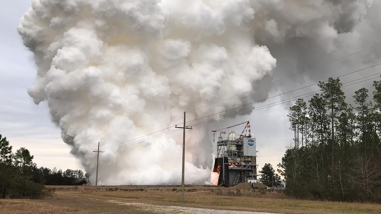 NASA test fires engine with 3-D printed part