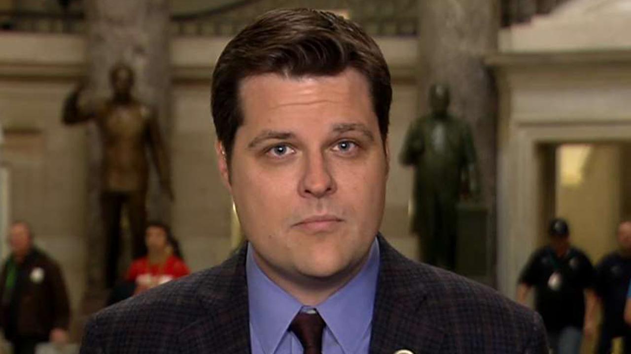 Rep. Gaetz: Conservatives are fighting for military funding