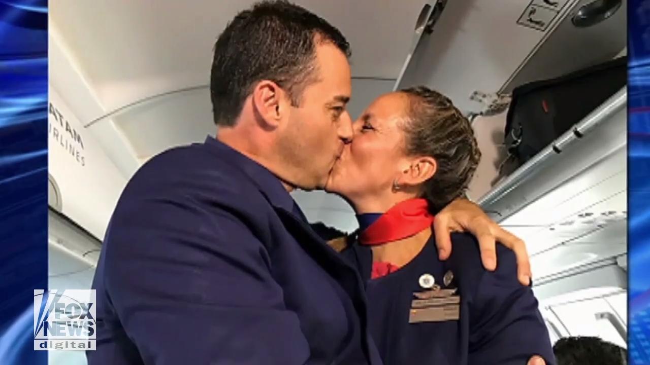 Pope Francis marries couple in airplane