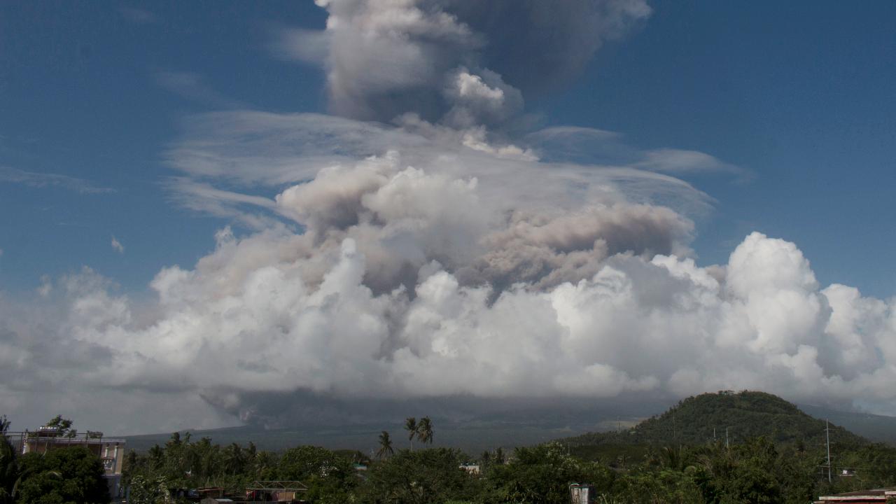 Philippines' most active volcano explodes