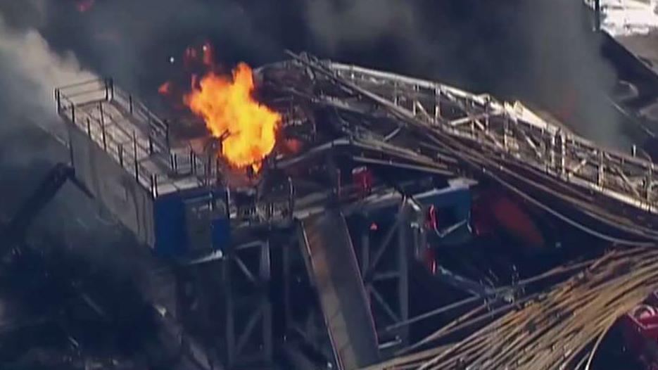 5 workers missing after Oklahoma drilling rig explodes