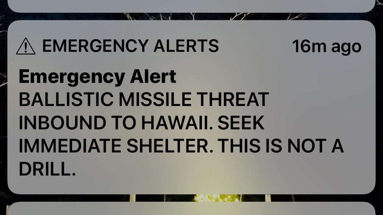 The texts loved ones sent during the Hawaii missile alert mishap