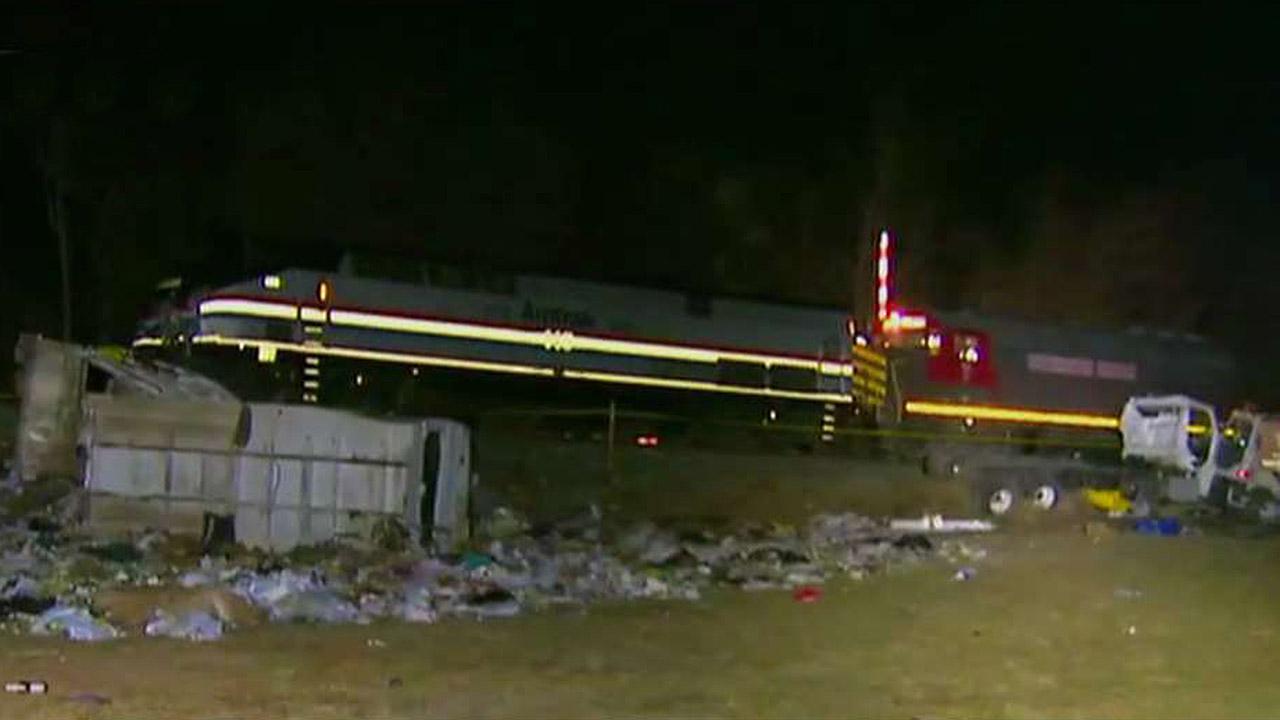 NTSB heads to scene of deadly train crash full of lawmakers