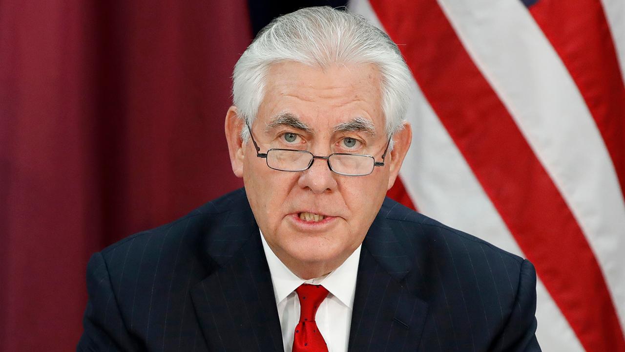 Secretary of State Tillerson marks one year on the job