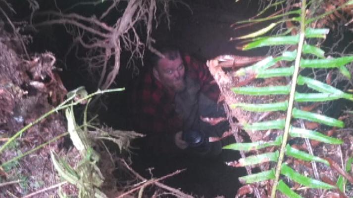 Man spent almost 24 hours trapped 25 feet down a sinkhole