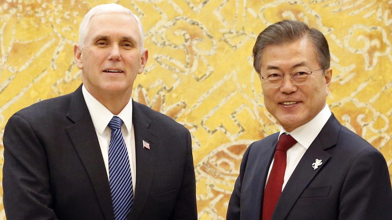 VP Pence meets with the South Korean president