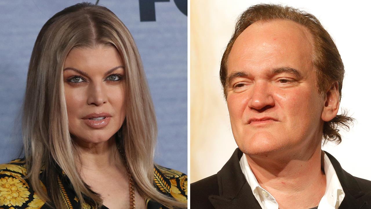 Fergie says Quentin Tarantino bit her on movie set