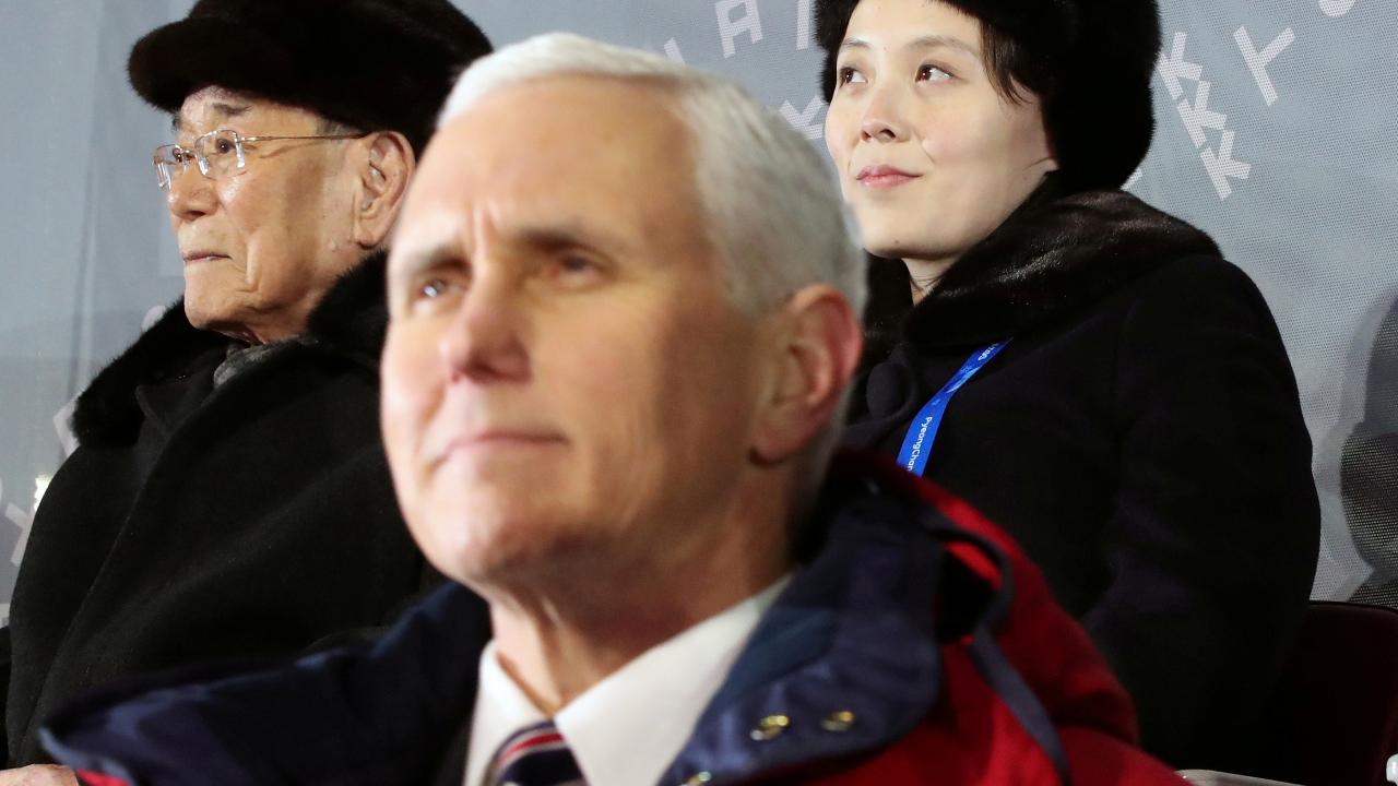 Pence works to prevent North Korea hijacking the Olympics