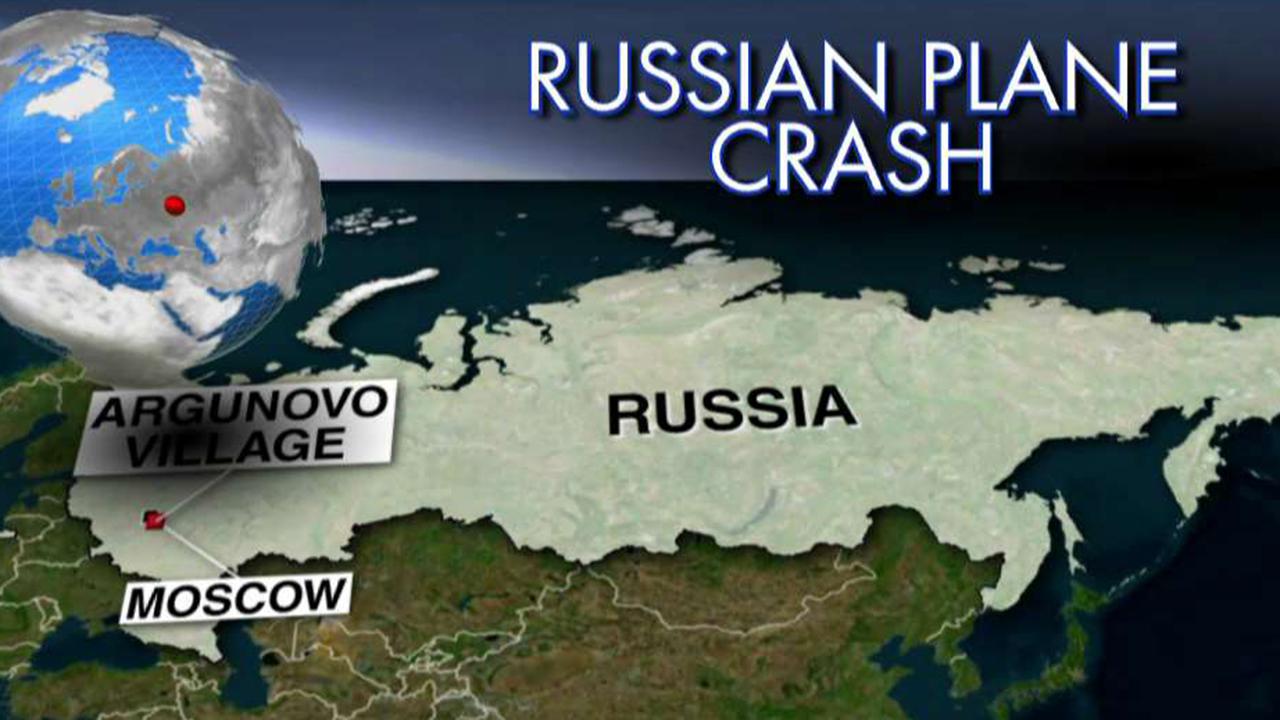 Russian plane crashes shortly after takeoff in Moscow