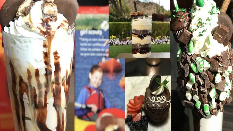 Chefs re-imagining Girl Scout Cookies in #DessertChallenge