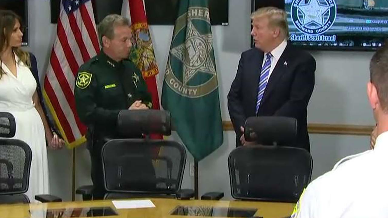 Trump meets with Florida law enforcement in wake of shooting