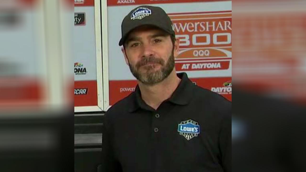 Jimmie Johnson gears up for the Daytona 500