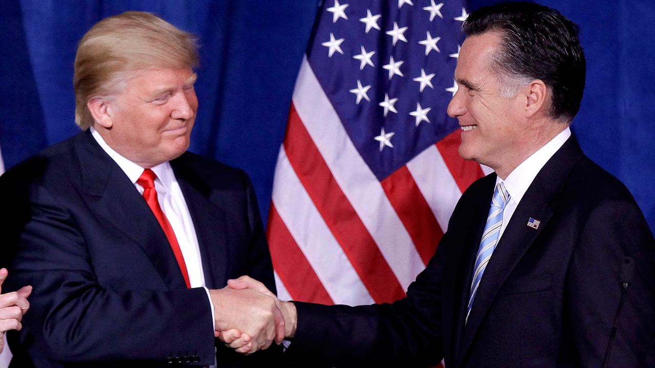 Trump tweets support of Romney for Utah Senate seat