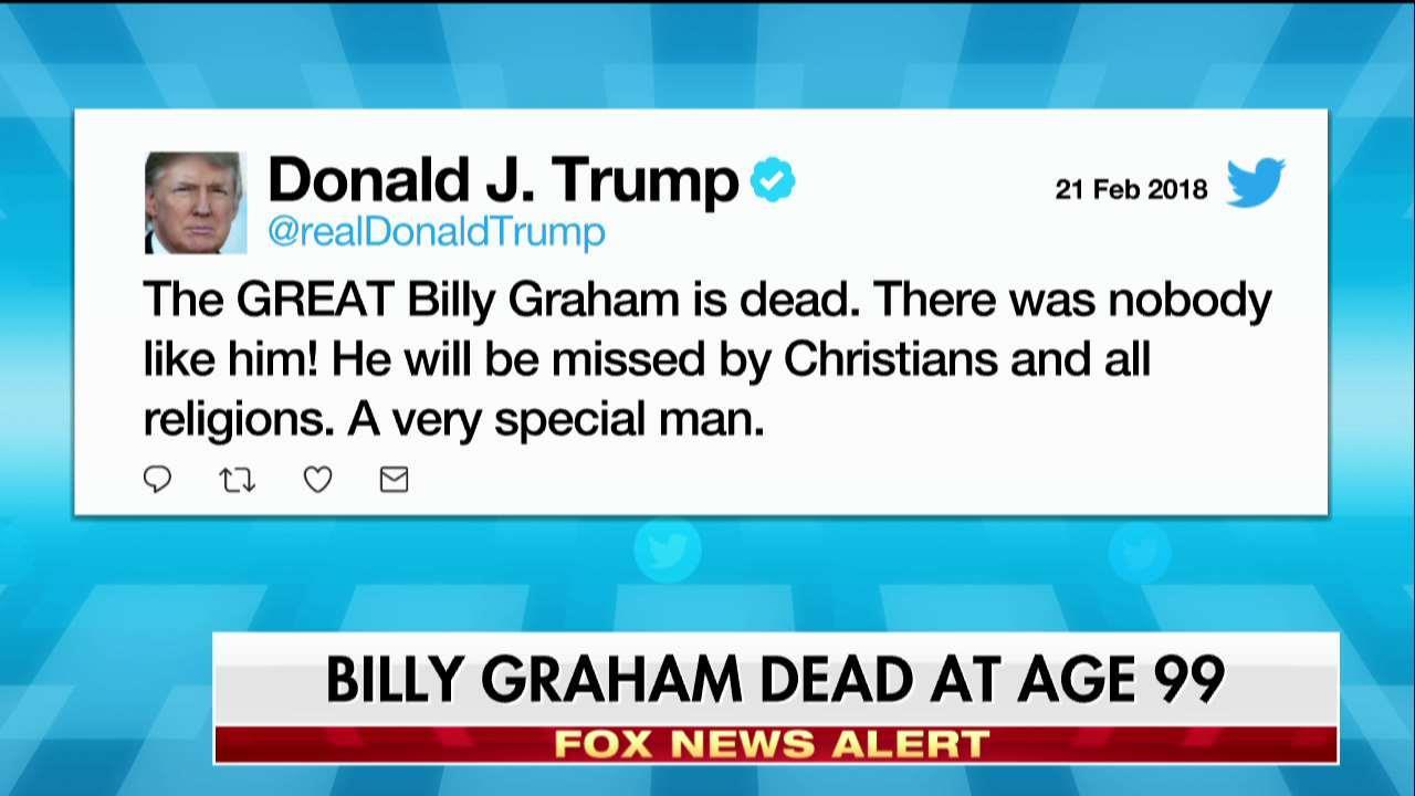 'A Very Special Man': Trump Reacts to Billy Graham's Passing