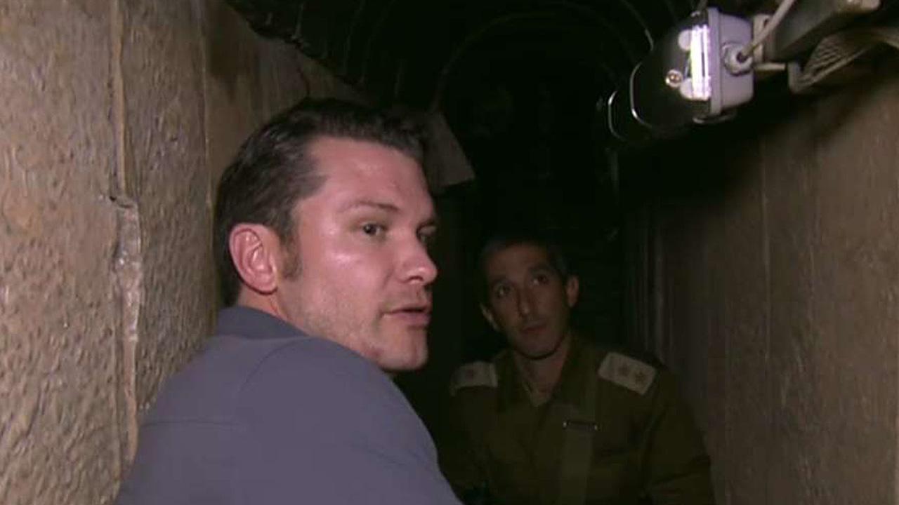 Pete Hegseth explores the terror tunnels found in Israel