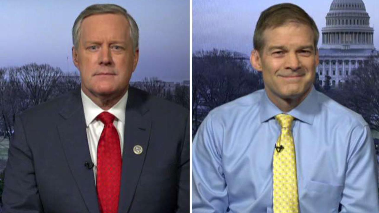 Reps. Meadows, Jordan on launching phase 2 of dossier probe