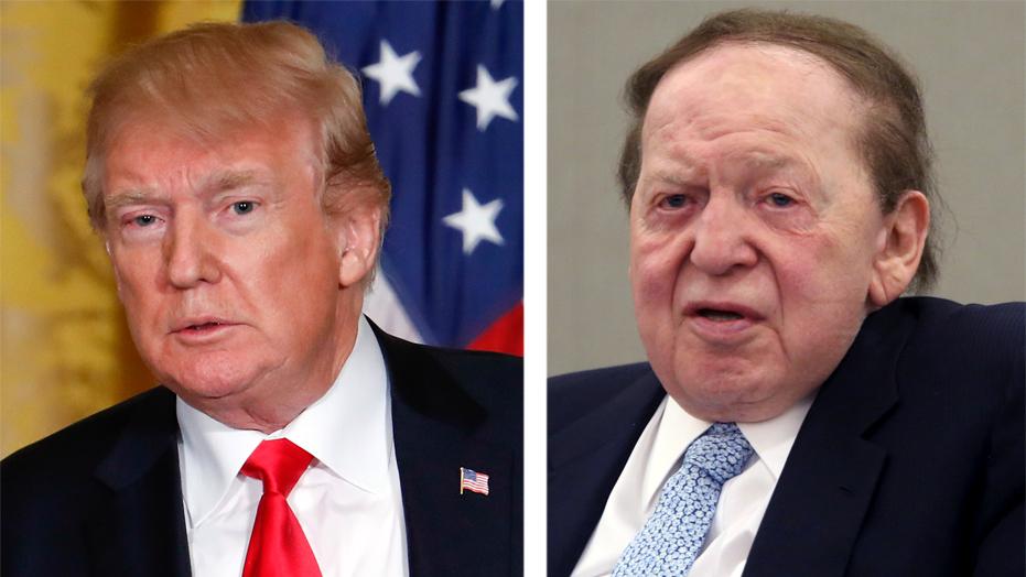 Trump mulls funding assist from Adelson for embassy move