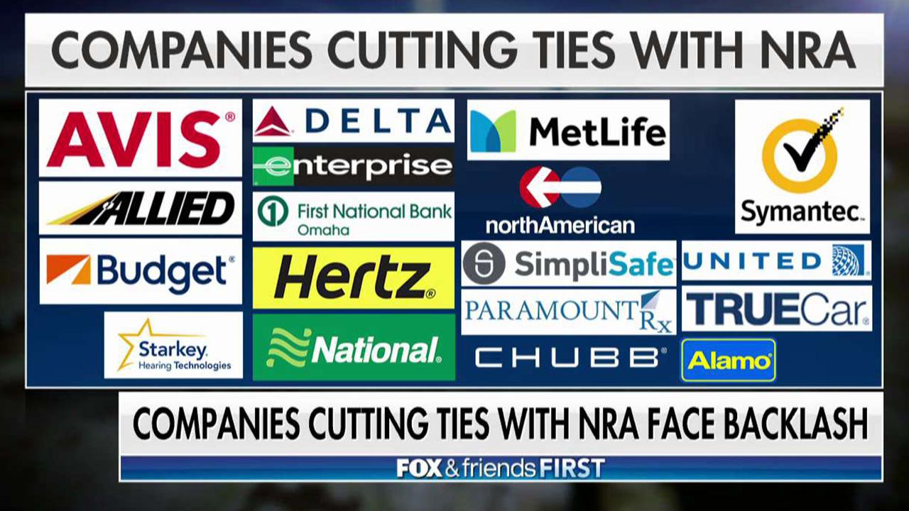 Companies cutting ties with NRA facing significant backlash Fox News