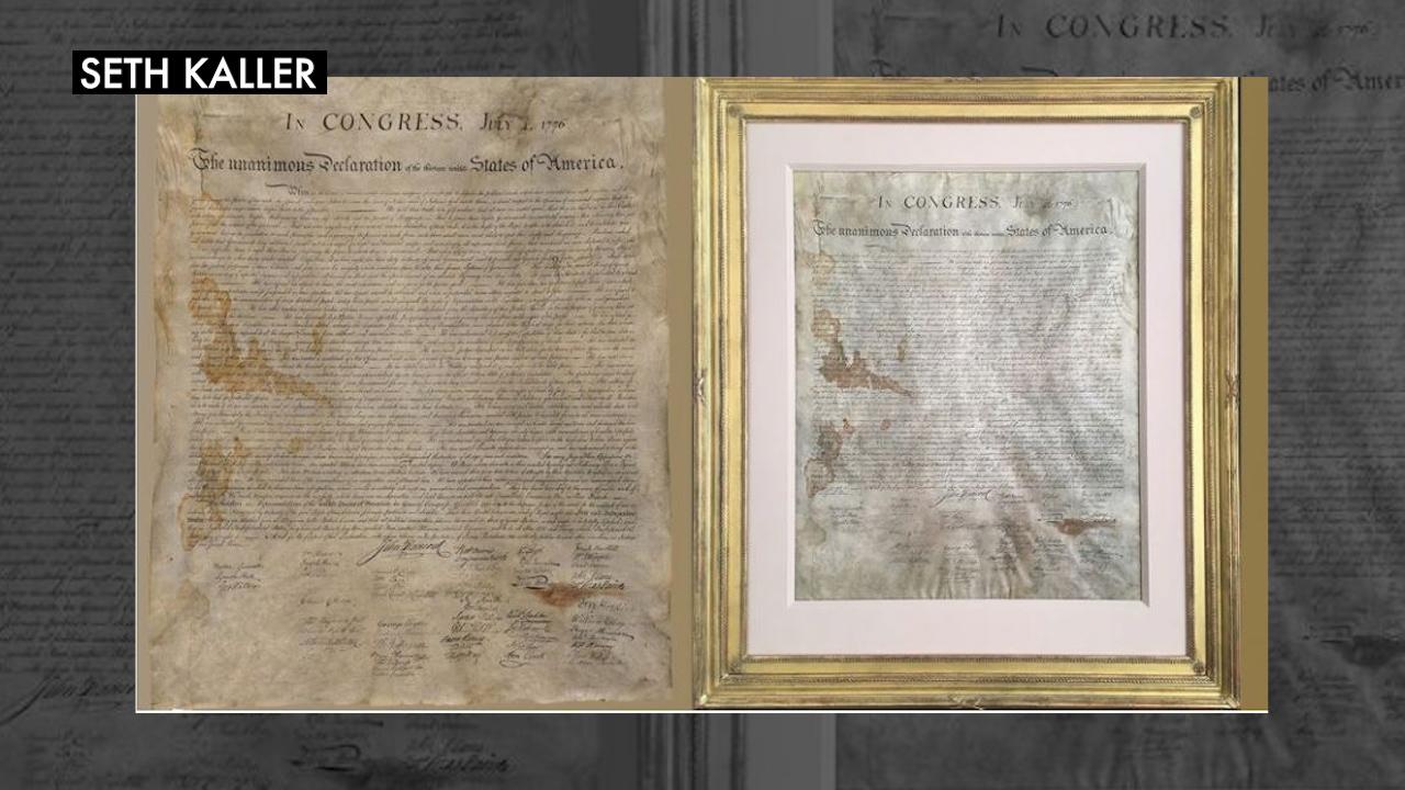 Rare Declaration of Independence copy found