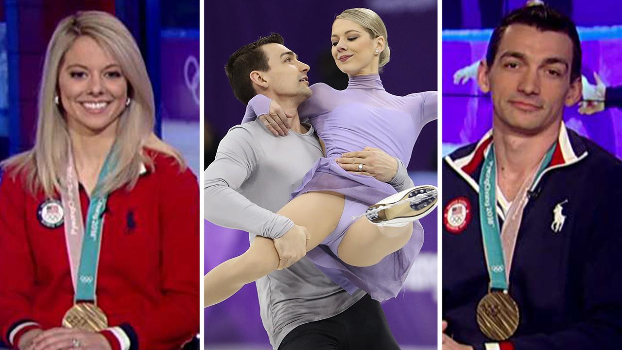 Alexa and Chris Knierim took bronze at the Olympic Games