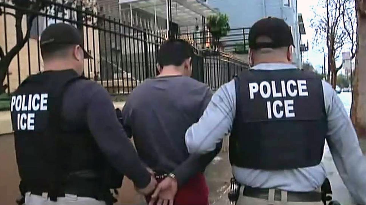 232 illegal immigrants caught in ICE raids