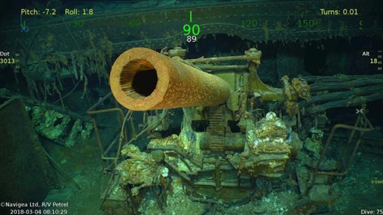 USS Lexington wreck found by billionaire Paul Allen's crew 