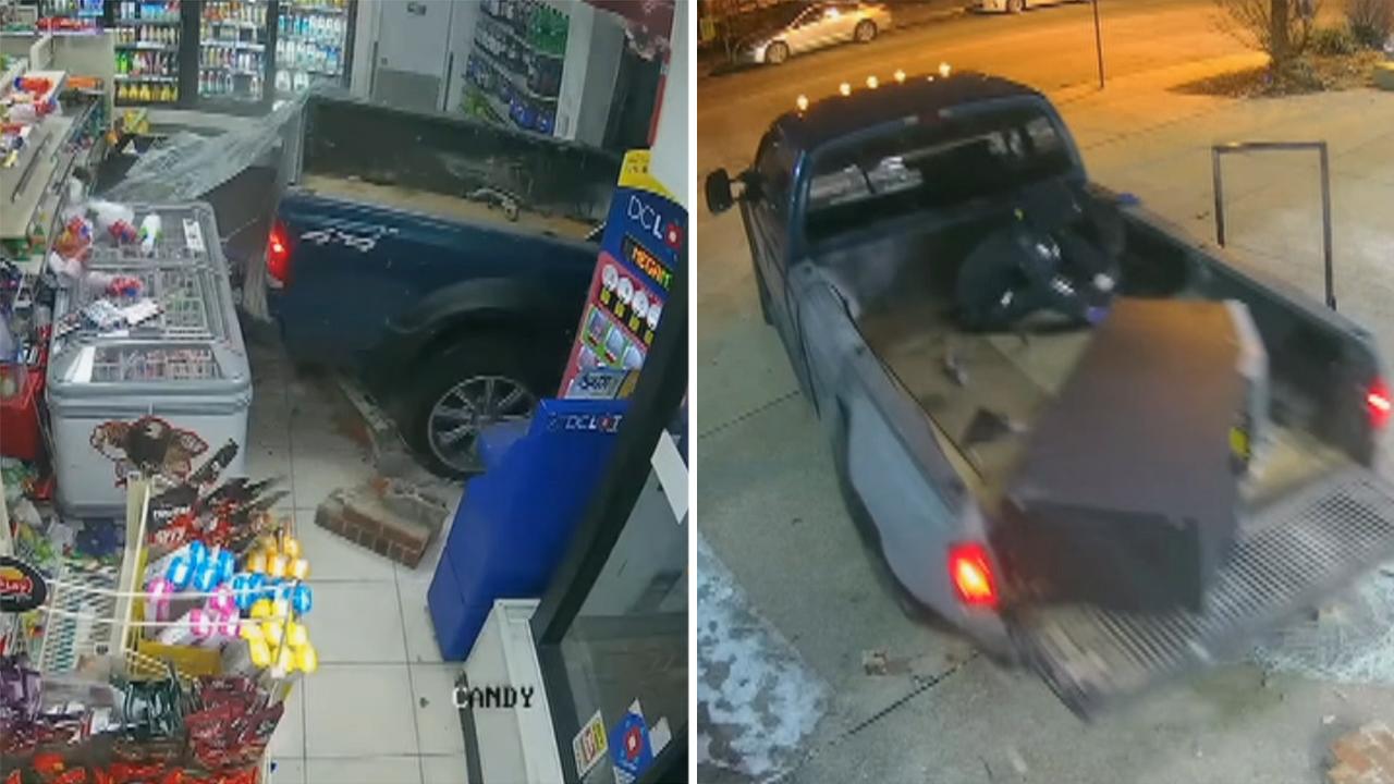 Suspects use truck to break into store in brazen ATM theft