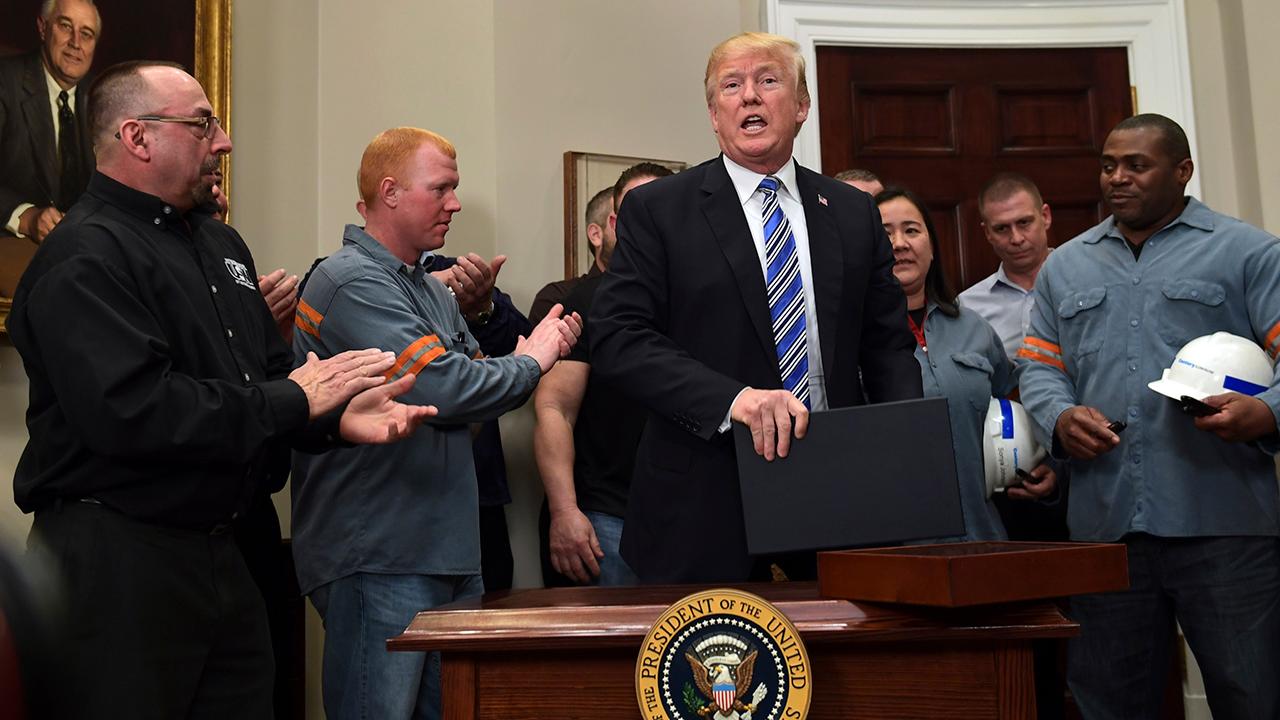Big Labor praises President Trump for tariff decision