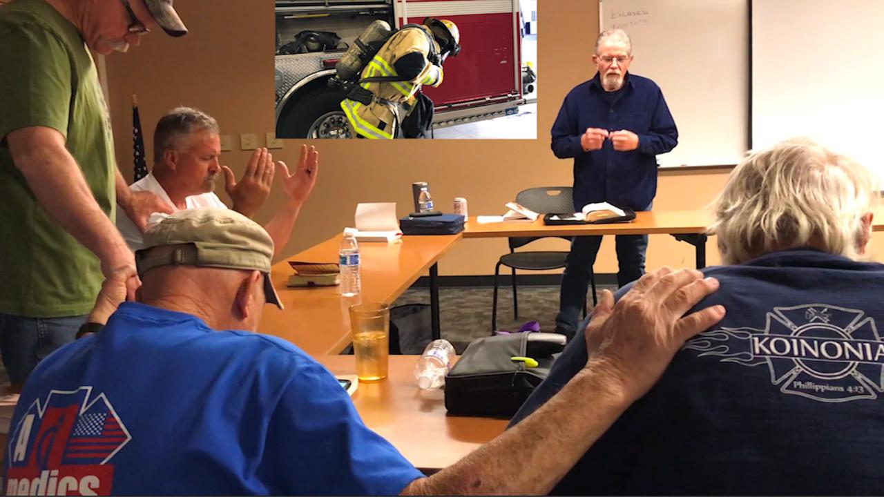 Firefighters combating mental battles with faith, community