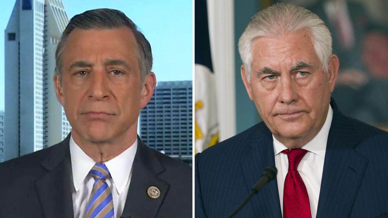 Rep. Issa on Rex Tillerson's ouster from State Department