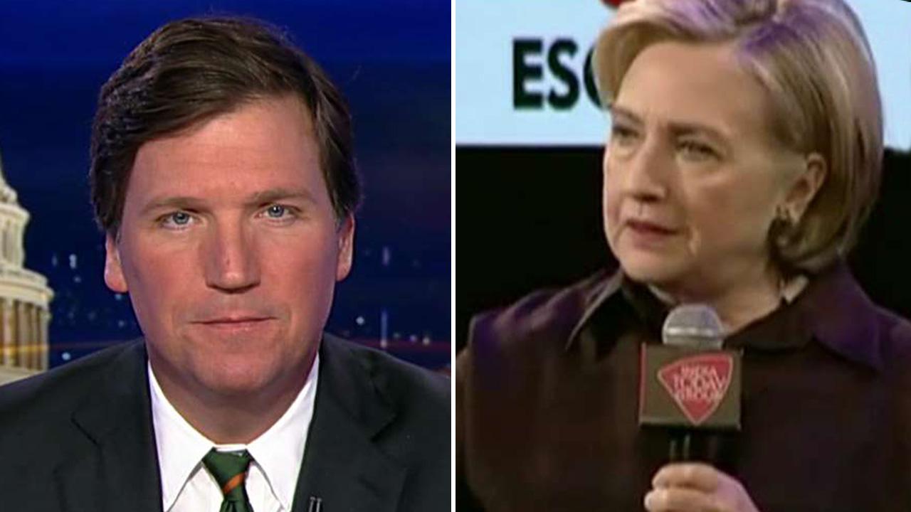 Tucker: Hillary passé but verbalizes Left's view of America