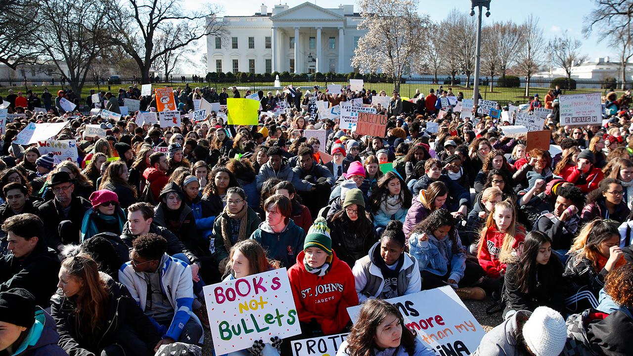 Students stage nationwide walkout to protest gun violence