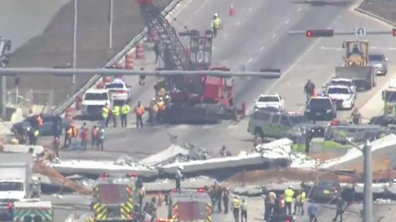 Several dead, at least four injured in Miami bridge collapse