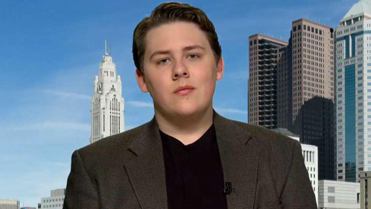 Student says he was suspended for protesting school walkout
