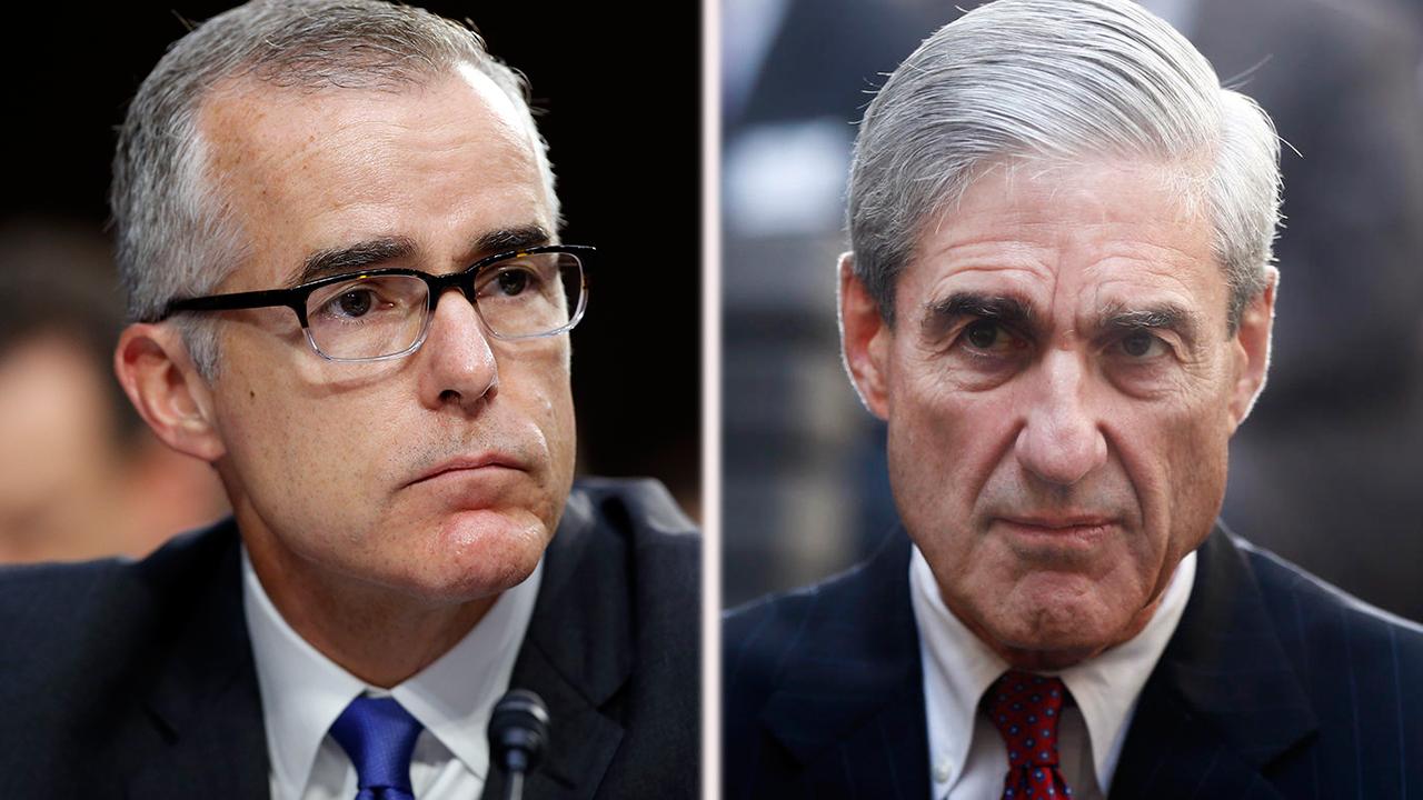 McCabe says his firing was an attack on the Mueller probe