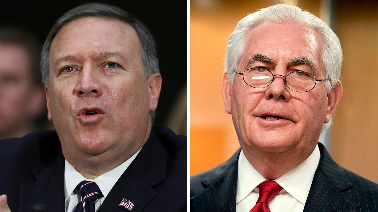 Pompeo and Tillerson meet to discuss transition