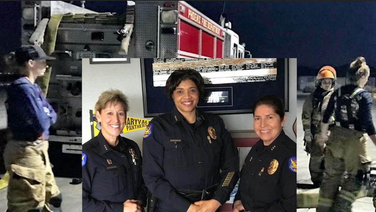 Women fire and police chiefs make history