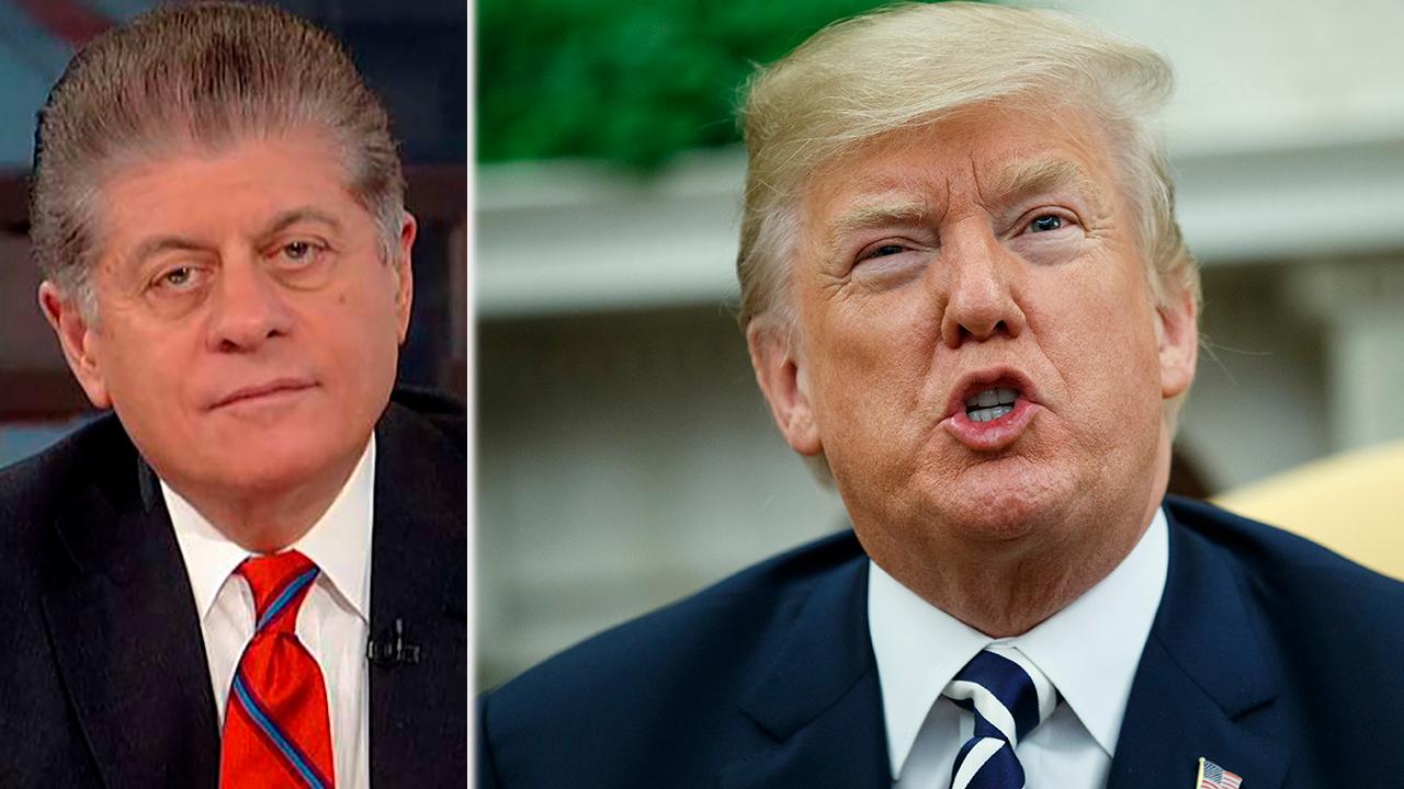 Napolitano urges Trump to 'let the lawyers do the talking'