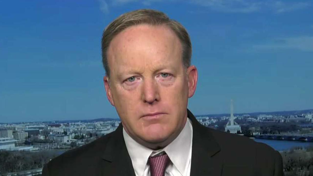 Sean Spicer: President fought very hard for military