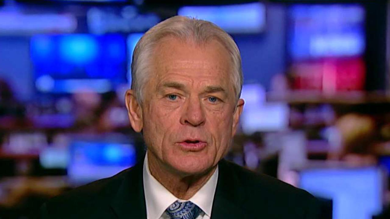 White House trade adviser Peter Navarro weighs in on 'Sunday Morning Futures' after the stock market takes a hit and China threatens to retaliate against Trump's tariff plan.