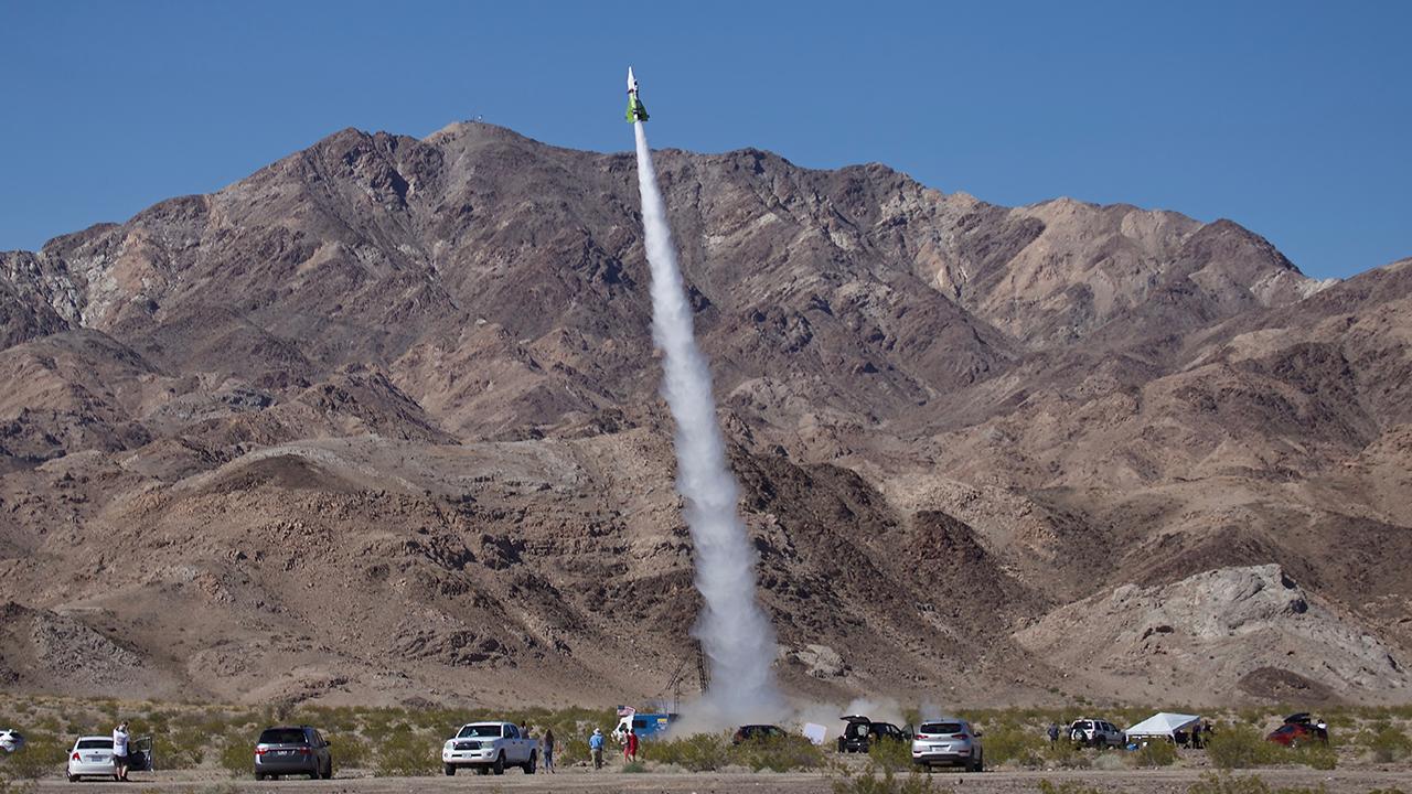 Self-taught rocket-maker shoots himself 1,875 feet into air