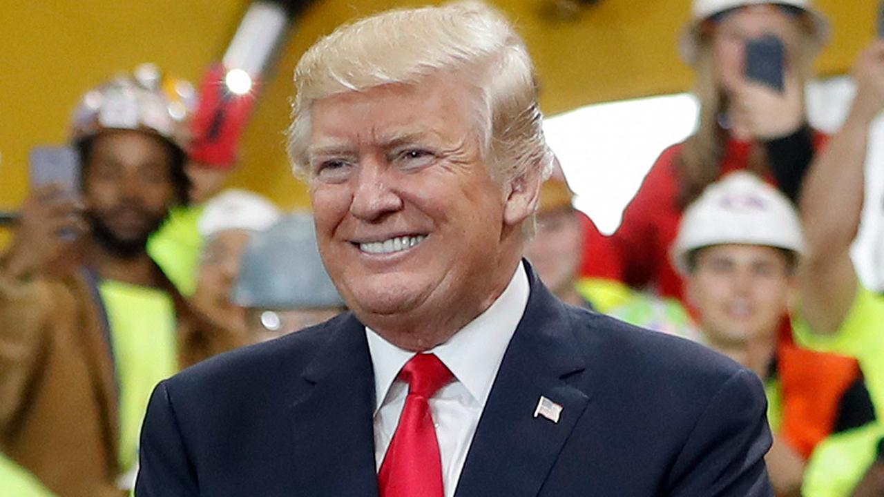 President Trump: 'I love the smell of a construction site'
