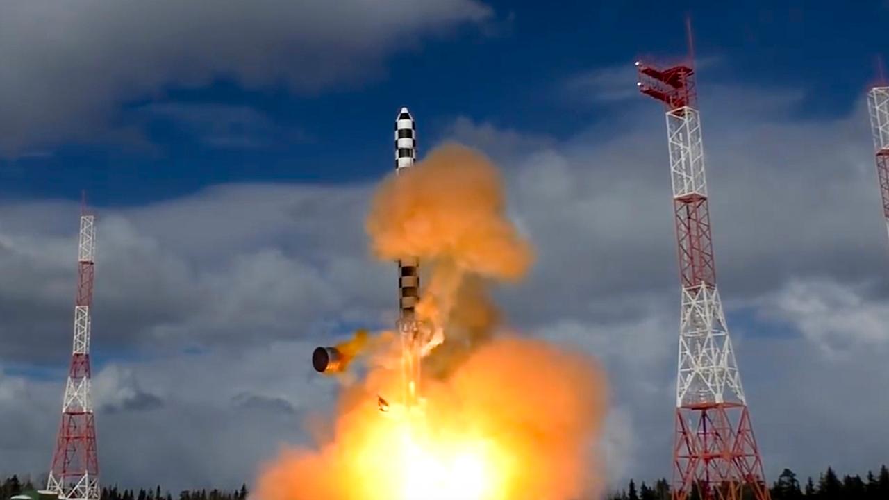 Russia test-launches 'Satan 2' nuclear missile