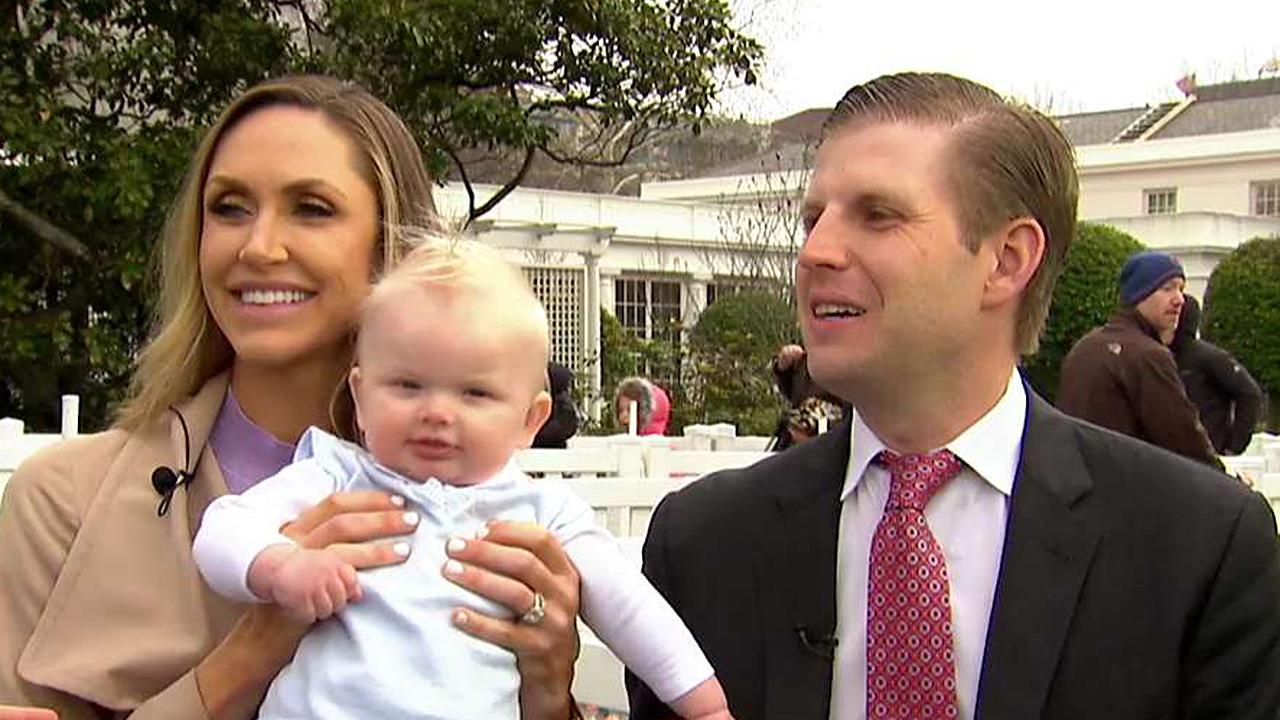 Catching up with Eric, Lara and baby Luke Trump