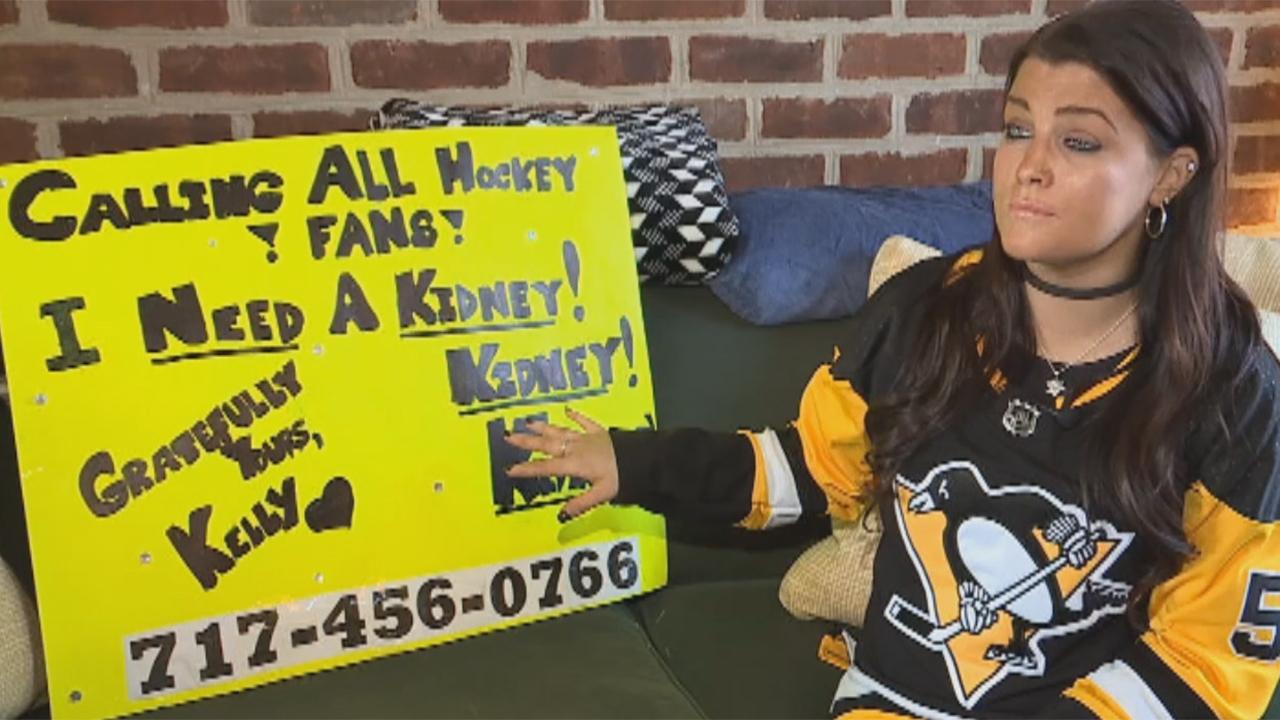 Woman appeals to hockey fans for kidney donation