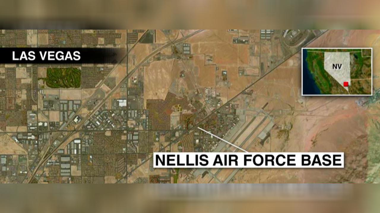 F-16 crashes at Nellis Air Force Base in Nevada