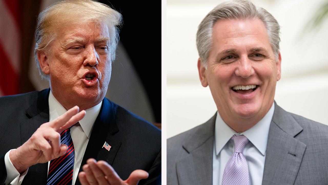 Trump, McCarthy looking at cuts to spending bill